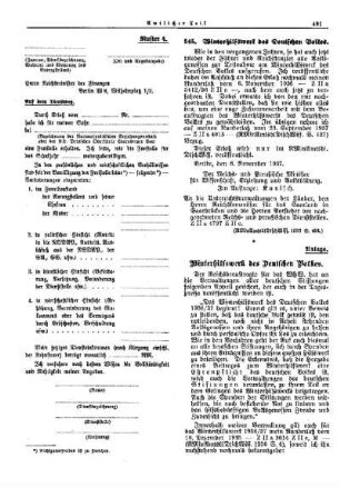 Winterhilfswerk des Deutschen Volkes : [Allgemeine Verwaltungssachen] ; [Für das Reich] ; [Amtliche Erlasse] ; [Amtlicher Teil]