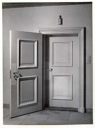 Fick, Roderich; Obersalzberg; Gasthof Platterhof - Doppeltür, Innen