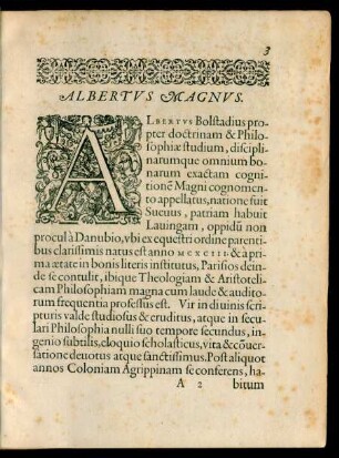 Albertus Magnus.
