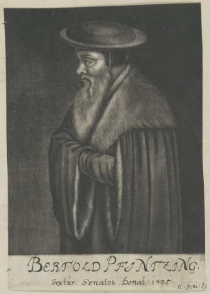 Bildnis des Berthold VI. Pfinzing