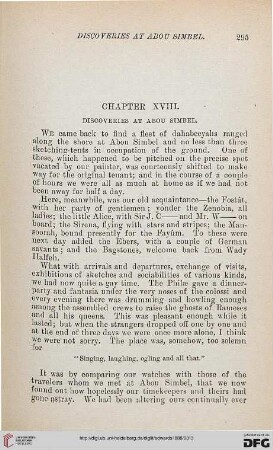 XVIII: Discoveries at Abou Simbel