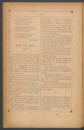 Flor del Alba : Cuento