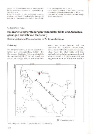 Abb. 1: Lage des Untersuchungsgebietes südlich von Flensburg