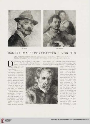 Danske malerportrætter i vor tid