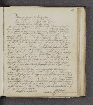 E. W. G. Bagge. – Frankfurt am Main, 14.09.1844