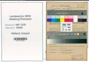 Entnazifizierung Eduard Weiland , geb. 03.03.1903 (Angestellter)