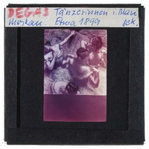 Degas, Tänzerinnen in Blau