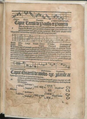 Caput Tertiu[m] de Pausis et Punctis