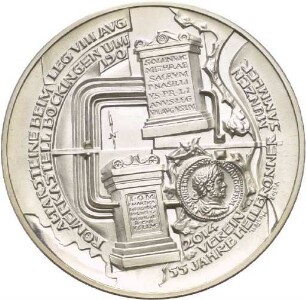 Medaille von Victor Huster zum 55-jährigen Jubiläum der Heilbronner Münzensammler