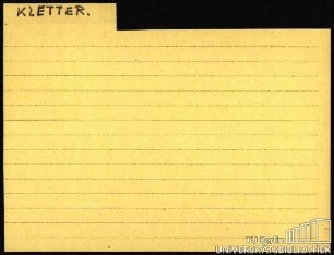 KLETTER.