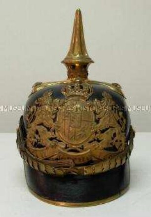 Helm M 86 für Offizierr, Infanterie-Regiment, Bayern