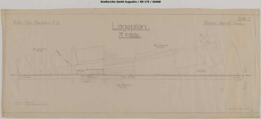 Streckenplan Hennef-Beuel, Blatt 5, mit Gleisanschluss Quadenhof