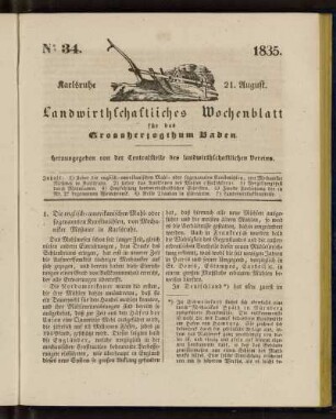 No. 34. 21. August