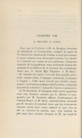 Chapitre VIII. M. Philastre au Tonkin