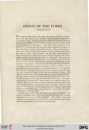 Origin of the Turks