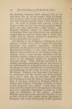 The fatal illness of Frederick the Noble : (Friedrich III)