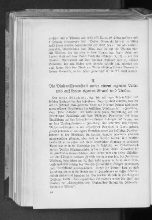 II. Diakonissenanstalt unter einem eigenen Leiter und auf ihrem eigenen Grund und Boden.