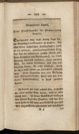 Neunzehentes Kapitel. Neue Freudenquelle für Sommerfelds Familie.