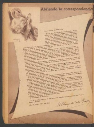 Abriendo la correspondencia