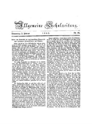 Ueber den Unterricht der mathematischen Geographie und populären Himmelskunde auf Schulen