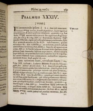 Psalmus XXXIV.