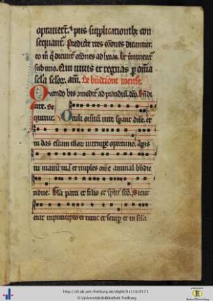 [84r - 89v] Benediktionen.