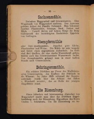 Behringersmühle.