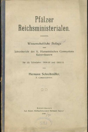 Pfälzer Reichsministerialen