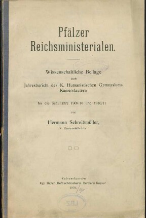 Pfälzer Reichsministerialen