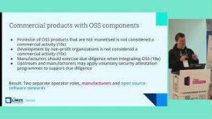 EU cybersecurity regulation and Open Source governance