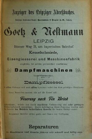 Leipziger Adreßbuch : unter Benutzung amtl. Quellen, 72. 1893