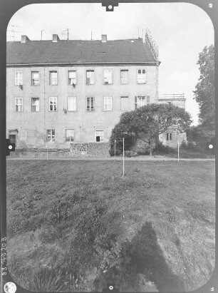 Trebsen/Mulde. Schloß (1509-1527). Seitenfront (Teilansicht) von Südost