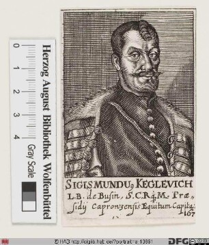 Bildnis Sigismund von Keglevich, Frhr. von Buzin