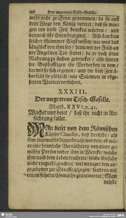 XXXIII. Der ungetreue Tisch Geselle
