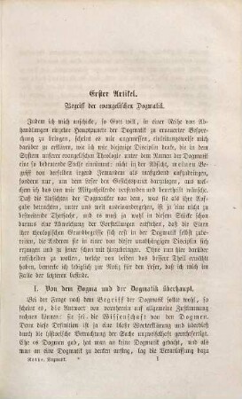 Zur Dogmatik