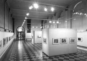 Dresden. Ausstellung "Natur und Heldenleben - Deutsche und Schweizer Zeichnungen der Goethezeit aus dem Bestand der Graphischen Sammlung Albertina in Wien" im Albertinum 28.03.-01.06.1998. Mosaiksaal