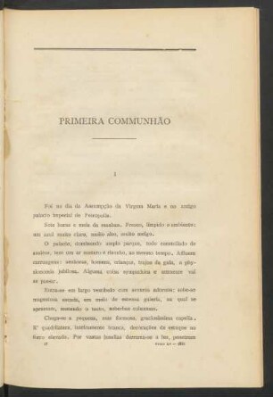 Primeira communhão