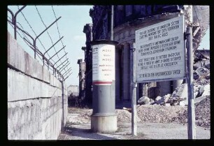 Grenze Stresemannstr. 13.4.63.