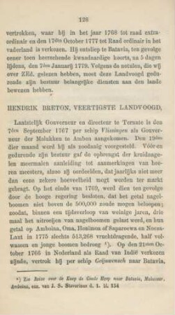 Hendrik Breton, veertigste landvoogd