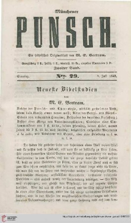 Nro. 29 (8. Juli 1849)