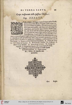 Corpo trasparente della passata Chiesa. Cap. XXXXIII
