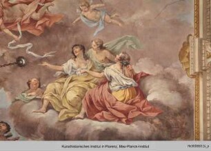 Venus, Merkur und Juno, begleitet von den drei Grazien
