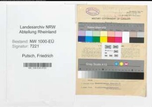 Entnazifizierung Friedrich Putsch, geb. 01.02.1901 (Betriebsleiter)