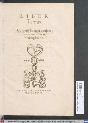 Corporis humani per icones delineatarum Explicatio