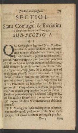 [...] Cap. III. De Statu Oeconomico Sive Domestico Et Officiis Hominum Ad Illum Pertinentium.