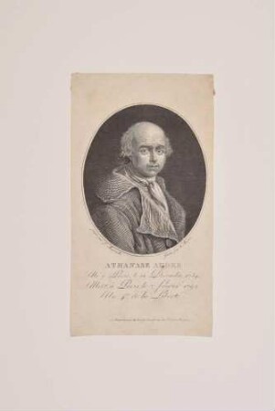 Bildnis Auger, Athanase (1734-1792), Philologe
