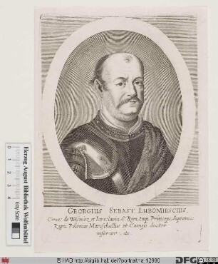 Bildnis Jerzy Sebastian Fürst Lubomirski