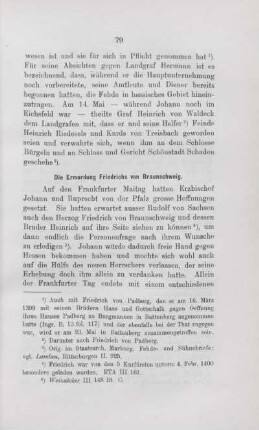 Die Ermordung Friedrichs von Braunschweig.
