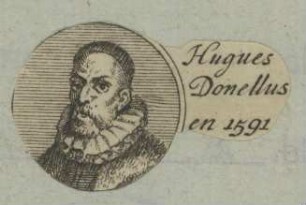 Bildnis des Hugues Donellus