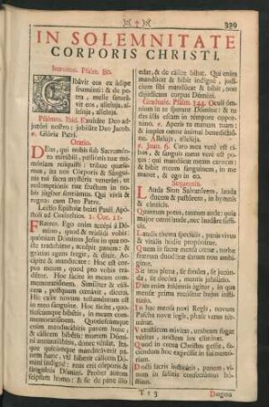 In Solemnitate Corporis Christi